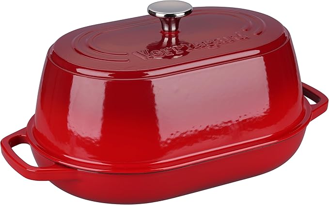 VORRINGARD Enameled Cast Iron Dutch Oven Pot - Image 4