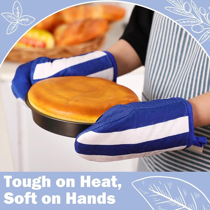 Reallnaive Oven Mitts and Pot Holders 4 Pcs Set - Image 5