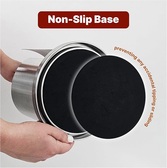 Stainless Steel Paper Towel Holder Countertop, Modern Spiral Cover Design - Image 4