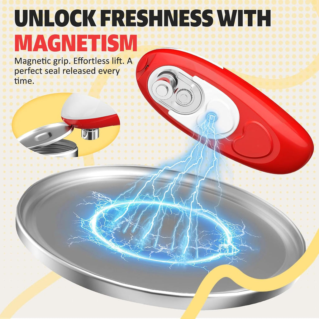 Hands Free Electric Can Opener for Seniors with Arthritis, Automatic