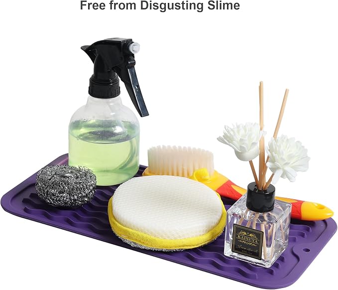 ZLR Silicone Sponge Holder & Sink Caddy Tray - Image 8