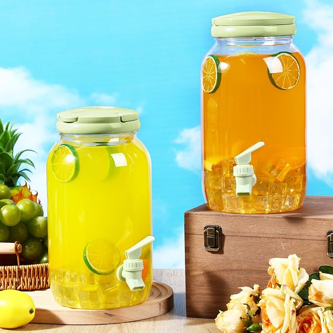 Havawish 2 Pcs 1 Gallon Plastic Beverage Dispenser - Image 7
