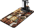 Coffee Mat 17inx31.5in, Coffee Bar Mat by Kuyig+Home
