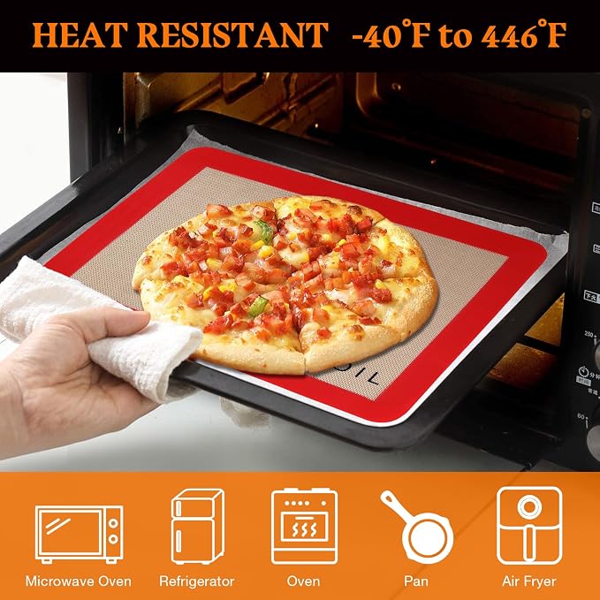 Silicone Baking Mats Quarter Sheet 3 Pack - Image 4