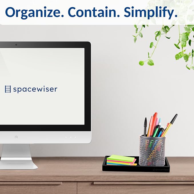 Spacewiser Countertop and Vanity Tray – Small 7.7” Silicone Tray, Soap - Image 9