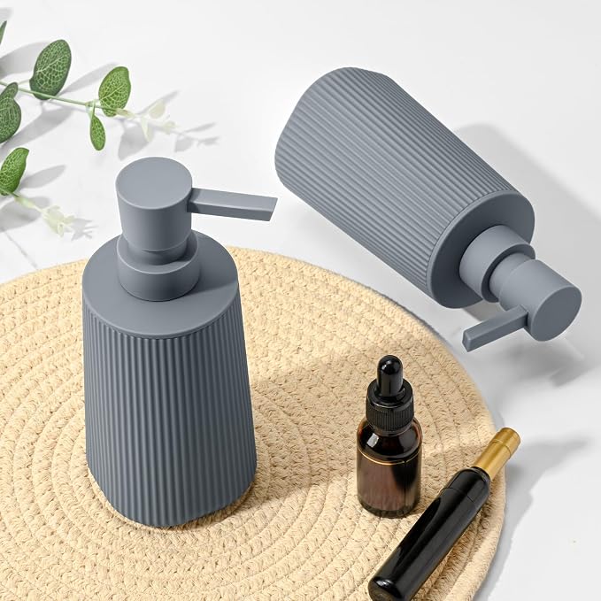 Gray 2 Pack Hand Soap Dispensers Set - Image 5