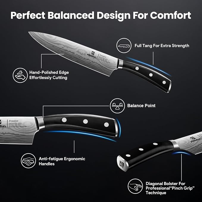 15 PC Magnetic Knife Sets for Kitchen - Image 4