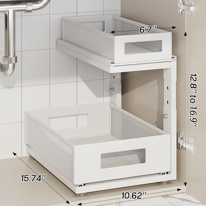 2 Pack Under Sink Organizer - Image 2