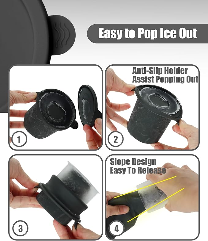 Ice Molds for Owala 24-40oz, Food-Grade Soft Silicone, No White Residue - Image 3
