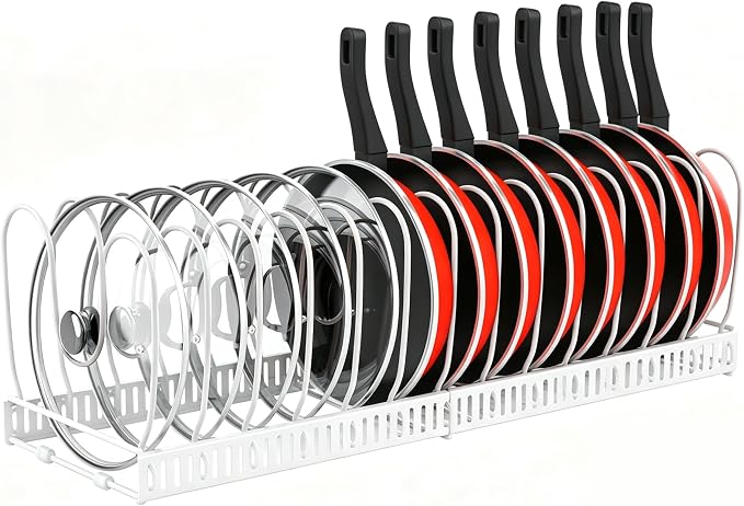 Expandable Pot and Pan Organizer by LuckySlycycLivingSecretary