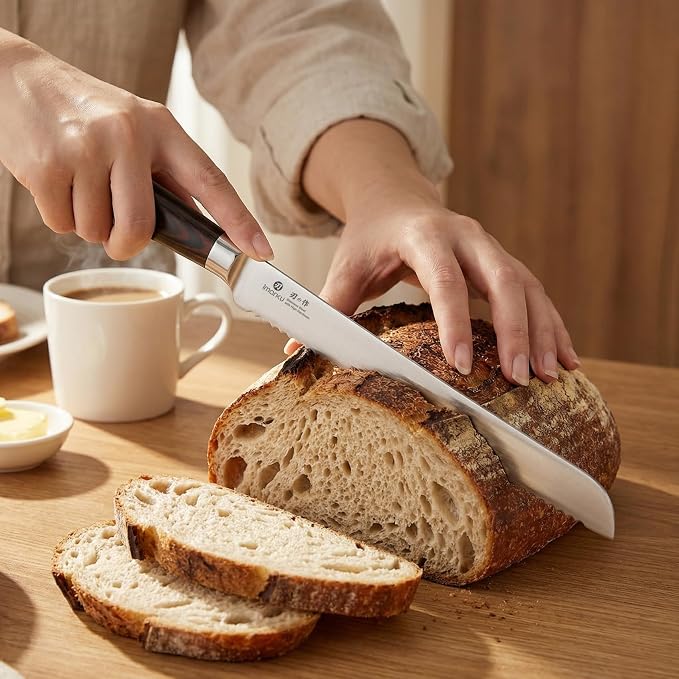 imarku Bread Knife, German High Carbon Stainless Steel Professional Grade Bread - Image 8