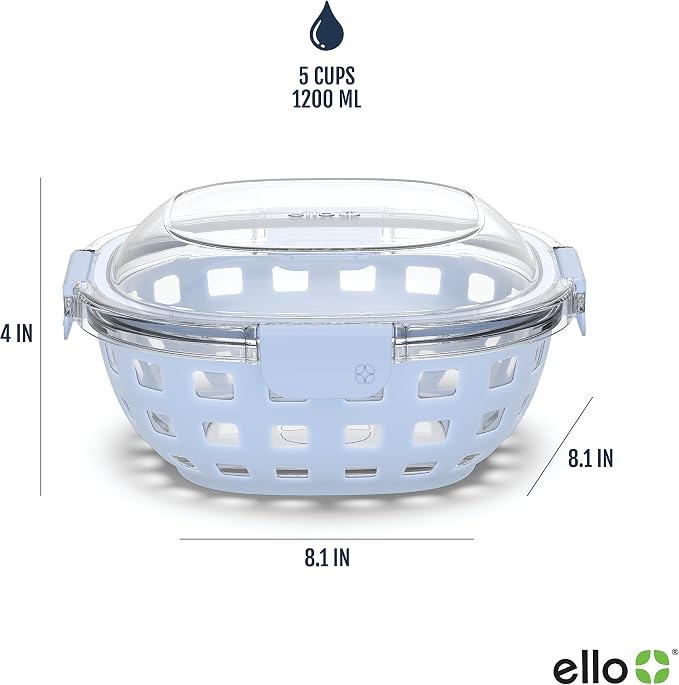 Ello Duraglass Meal Prep Container- Glass Food Storage Container - Image 4