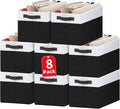 Criusia 8 Pack Large Storage Baskets by Criusia