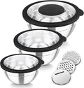 TeamFar Mixing Bowls, For Kitchen Mixing/Baking/Storing/Prepping, Visible & by TeamFar