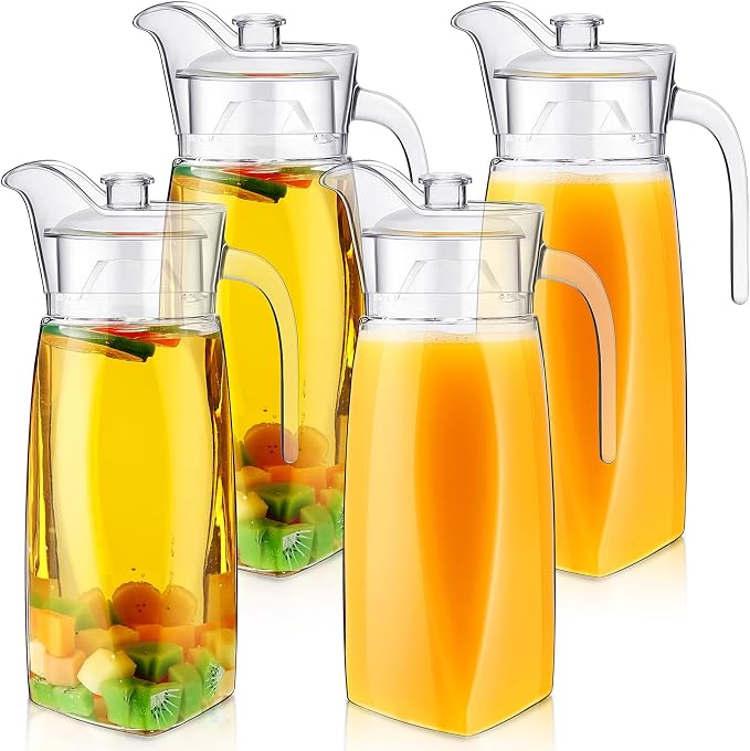Didaey 4 Pcs Acrylic Water Pitcher by Didaey