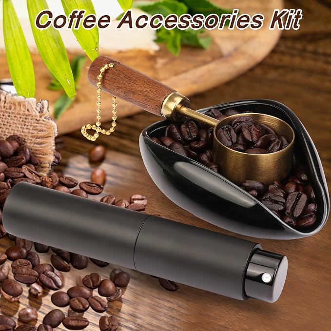 4Pcs Coffee Bean Dosing Cup, Spray Bottle, Spoon and Stirrer Tool Set, Coffee - Image 6