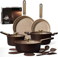 CAROTE Pots and Pans Set Nonstick, Dishwasher, RV/Camping Cookware Set by CAROTE
