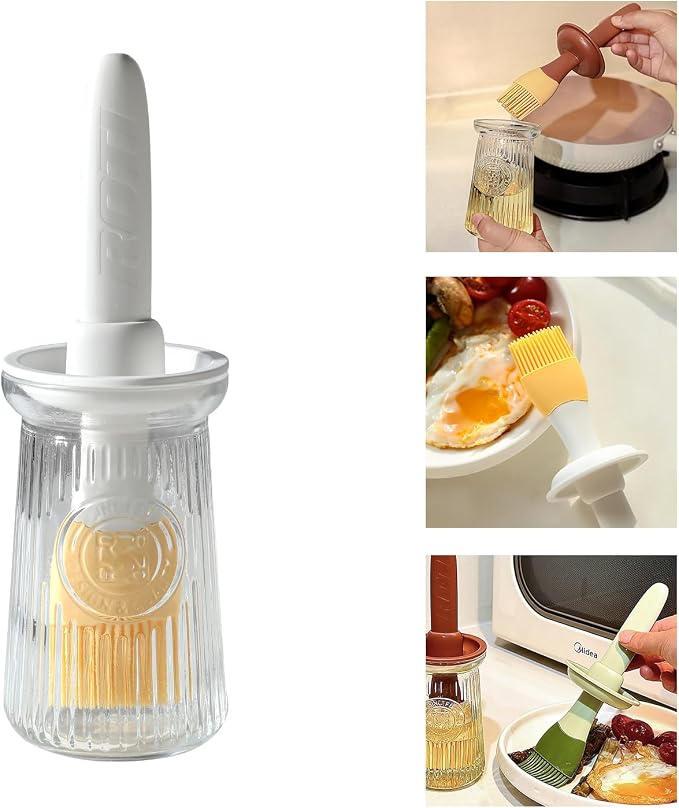 Oil Dispenser with Brush by Uteynee