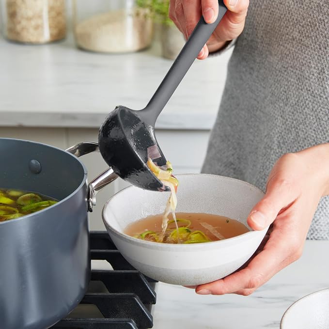 GreenPan Silicone 7 Piece Cooking Utensil Set, Flexible Nonstick Kitchen Tools - Image 3