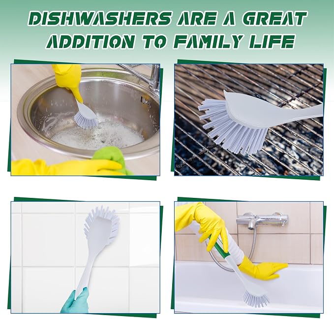 Hsei 30 Pcs Kitchen Scrub Dish Brush Bulk - Image 6