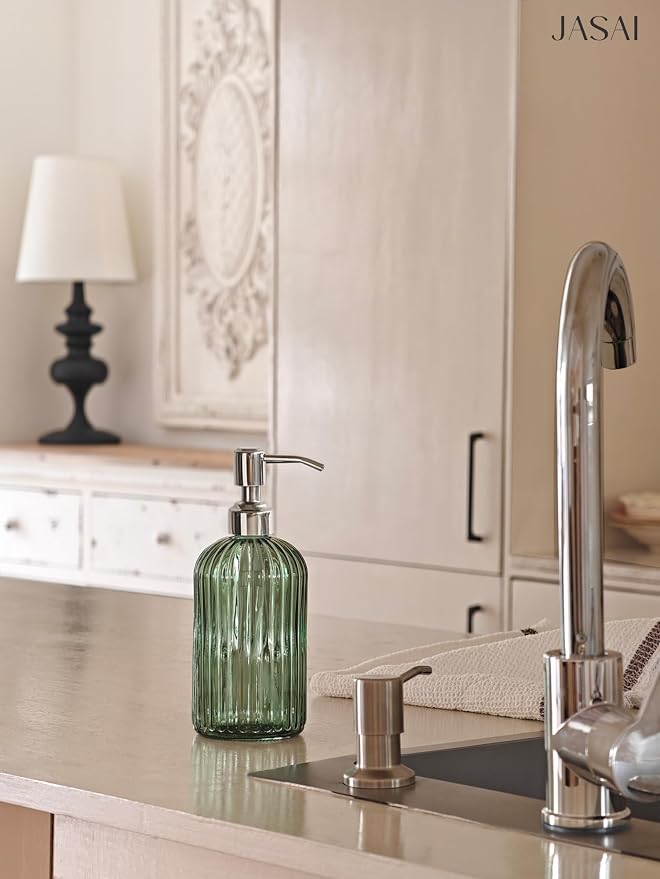 JASAI 18Oz Green Soap Dispenser - Image 3
