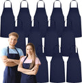 GREEN LIFESTYLE 12 Pack Professional Chef Apron – Grilling Aprons by GreenLifeStyle