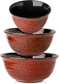 Hasense Mixing Bowls Set of 3, Procelain Serving Bowls Set by Hasense