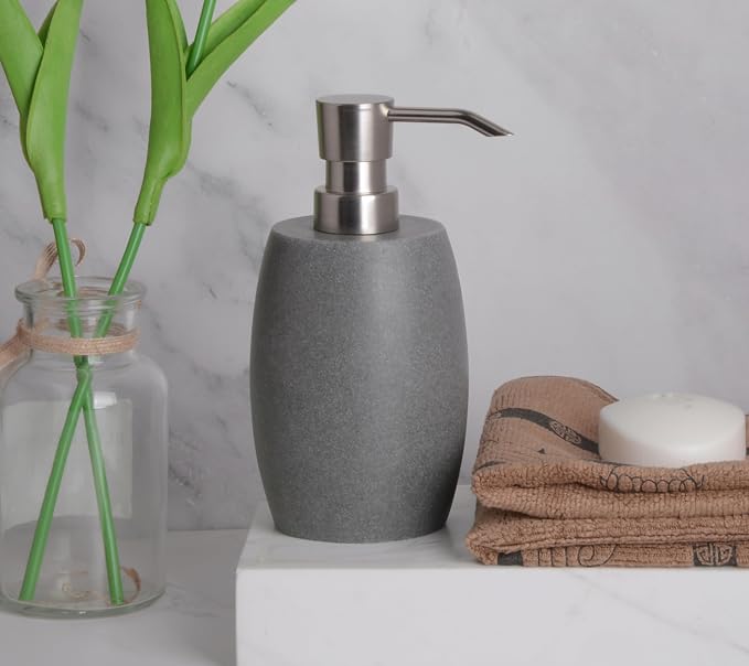 Clasin Home Sandstone Textured Resin Soap Dispenser - Image 3