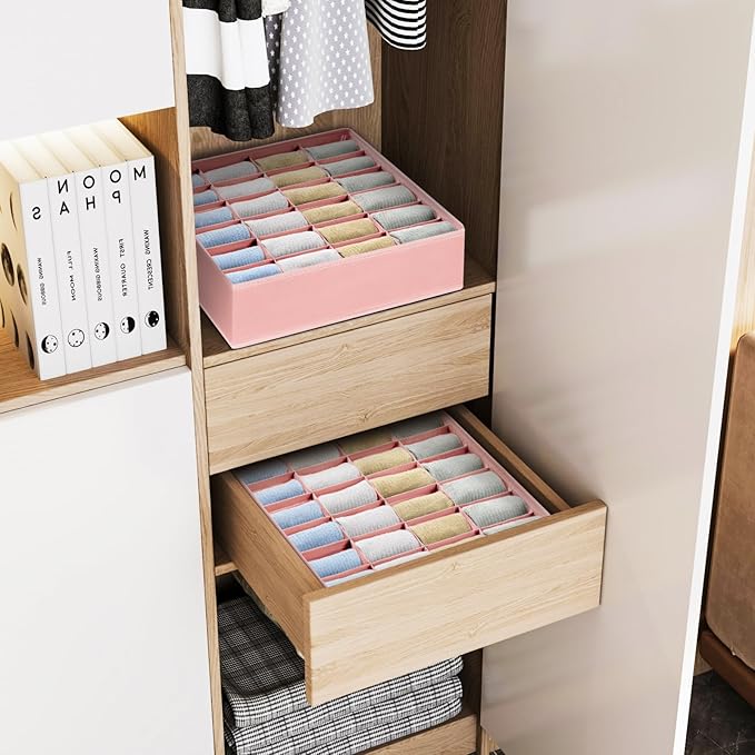 Joyoldelf Sock Organizer Drawer Organizer - Image 5