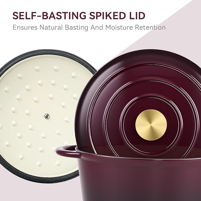 Miereirl 4.5 Quart Enameled Dutch Oven Pot - Image 3