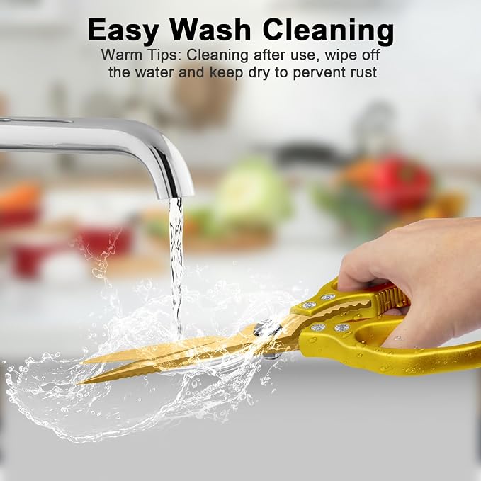 CGBE Kitchen Scissors, Heavy Duty Dishwasher Safe Food Scissors - Image 6