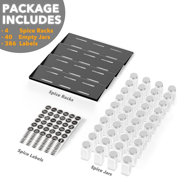 SpaceAid Spice Drawer Organizer - Image 5