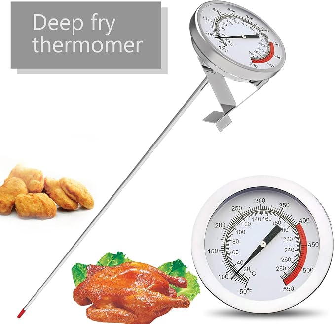 Lightbeam 16" Long Stem Deep Fry Thermometer - Image 9