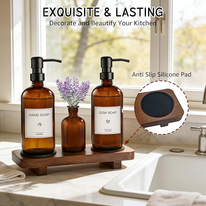 KEYWING Kitchen Soap Dispenser Set - Image 5