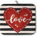 Valentine's Day Dish Drying Mat by Kwlegh