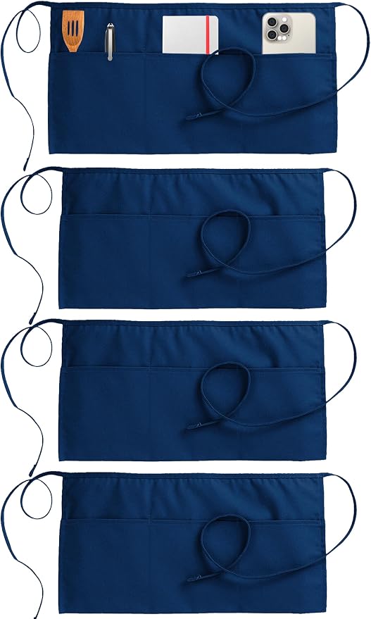 Utopia Wear 4 Pack Server Aprons by UTOPIAWEAR