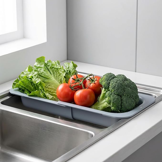 Expandable Over Sink Strainer for Kitchen Sink, Adjustable Sink Colander Basket - Image 9