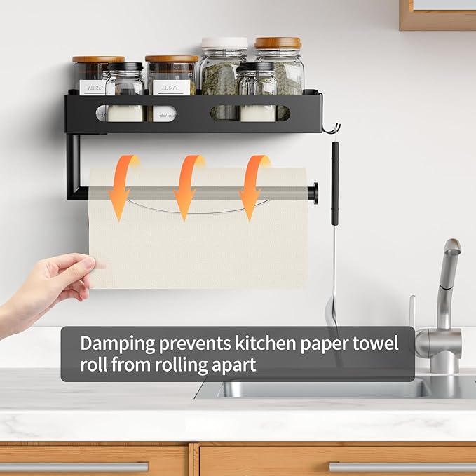 Paper Towel Holder Wall Mount for Kitchen, Paper Towel Holder - Image 2