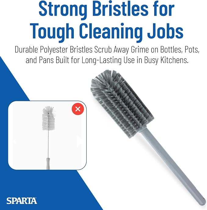 SPARTA Scrub Brush Bottle Brush, Dishwasher Safe Brush - Image 6
