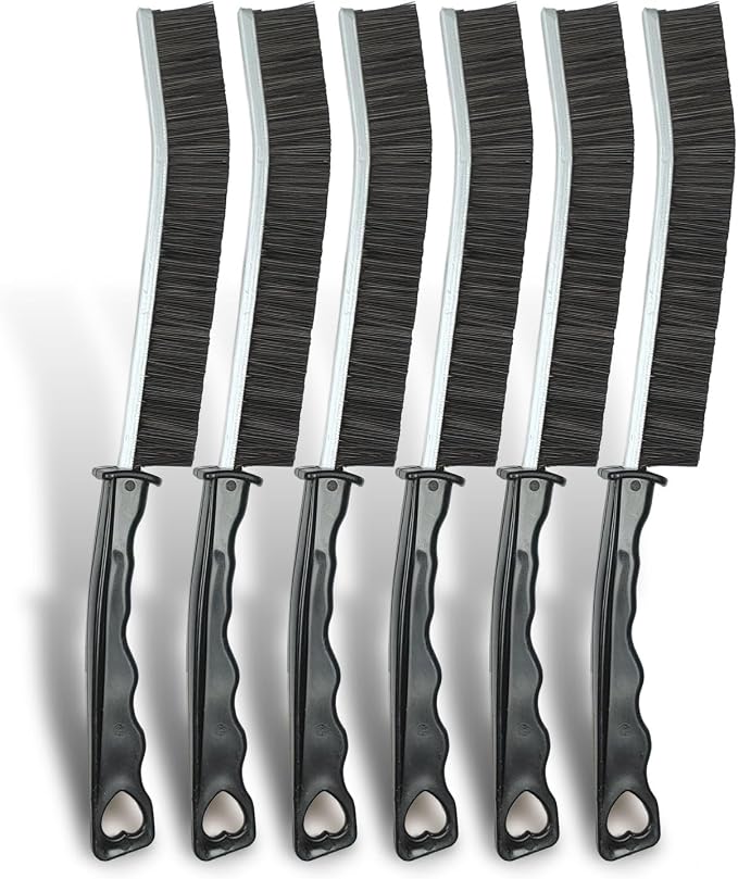 6pcs Hard Bristle Crevice Cleaning Brush Set, Grout Brush, Skinny Scrub Brush - Image 8