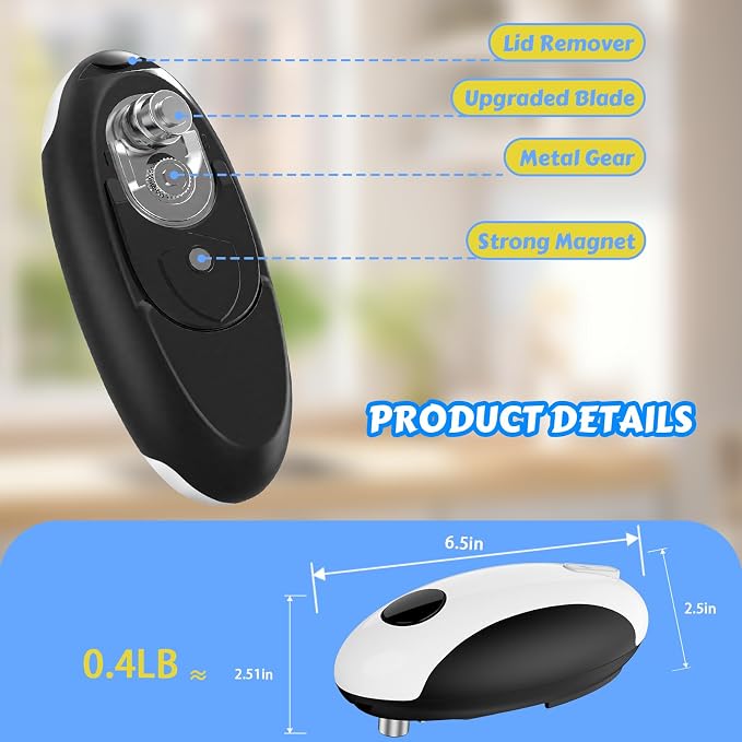 USB Rechargeable Electric Can Opener - Image 6