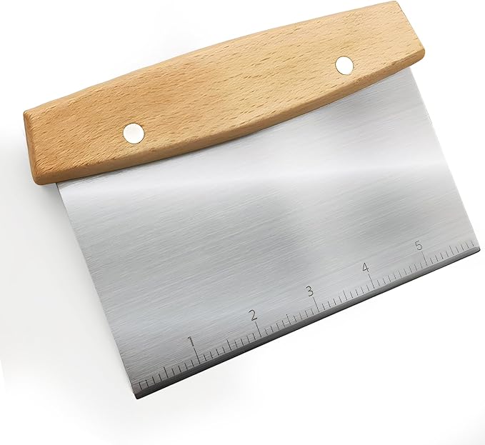 Multipurpose Bench Scraper, Dough Scraper and Dough Cutter by Unknown