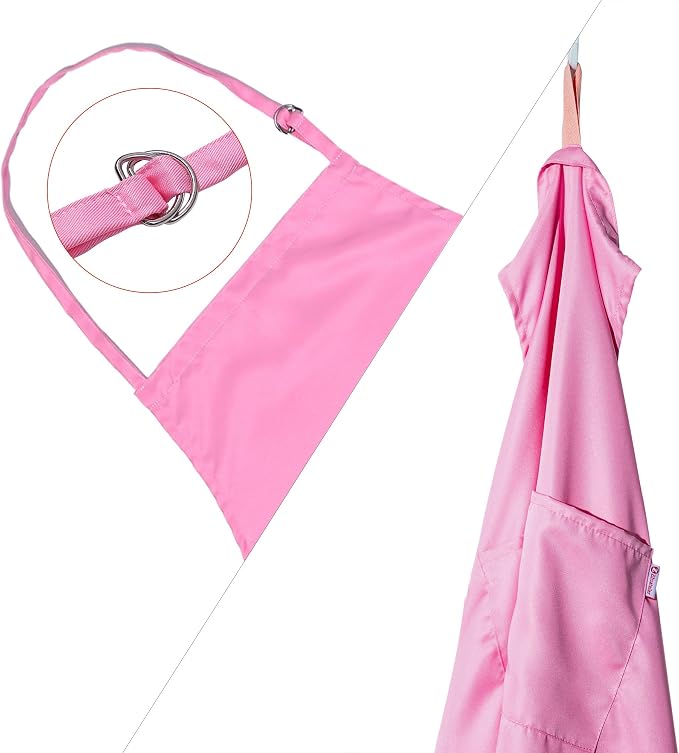 Light Pink Apron for Women - Image 4