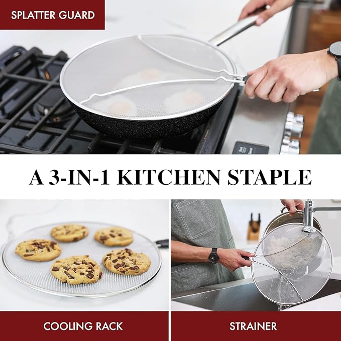 Splatter Screen for Frying Pan - Image 4