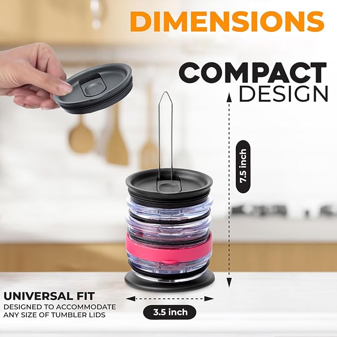 ELYPRO - Revolutionary Tumbler Lid Organizer - Image 4