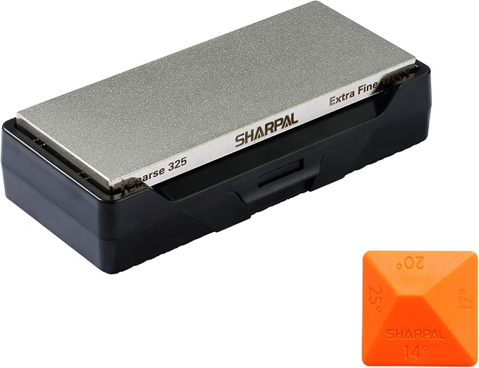 SHARPAL 156N Double-sided Diamond Sharpening Stone Whetstone Knife Sharpener | by SHARPAL