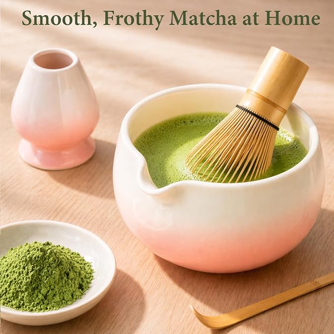Matcha Whisk - Bamboo 100 Prong Handcrafted Natural Whisk - Image 7