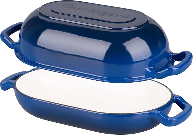 VORRINGARD Enameled Cast Iron Sourdough Bread Oven, Dutch Oven, Loaf Cast Iron - Image 6