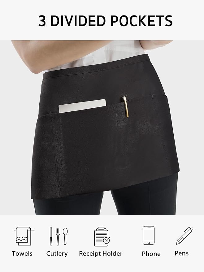 Syntus 3 Pack Server Aprons - Image 4