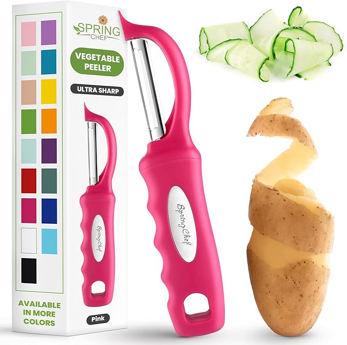 Spring Chef Premium Stainless Steel Vegetable Peeler by SpringChef